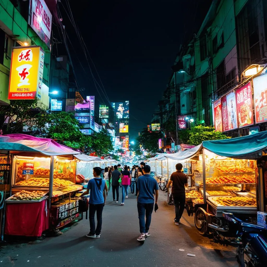 Hanoi Creative City at night