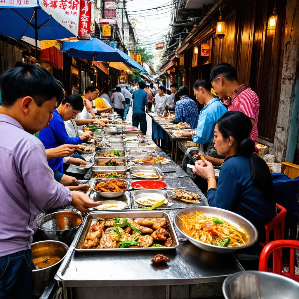 Hanoi Old Quarter Street Food Scene