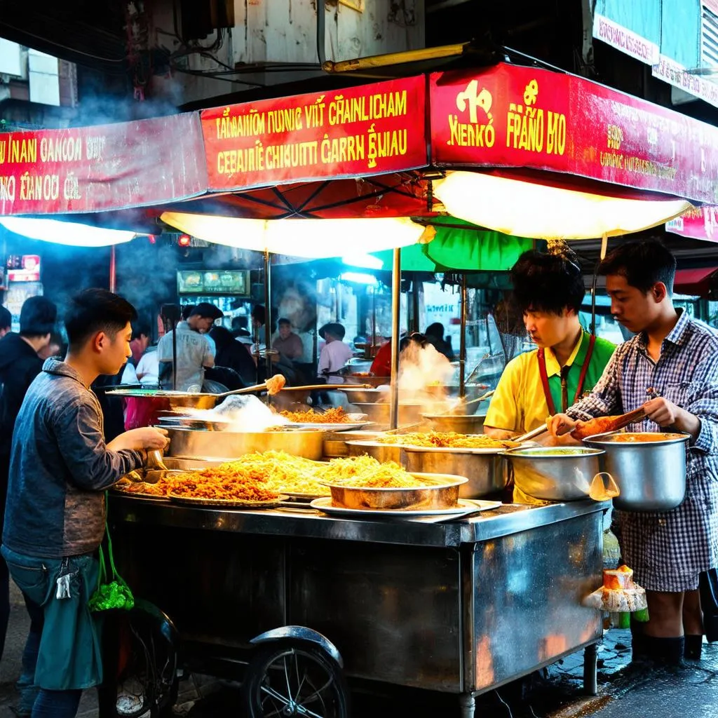 Vietnamese Street Food Vendors