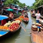 Hau Giang Floating Market