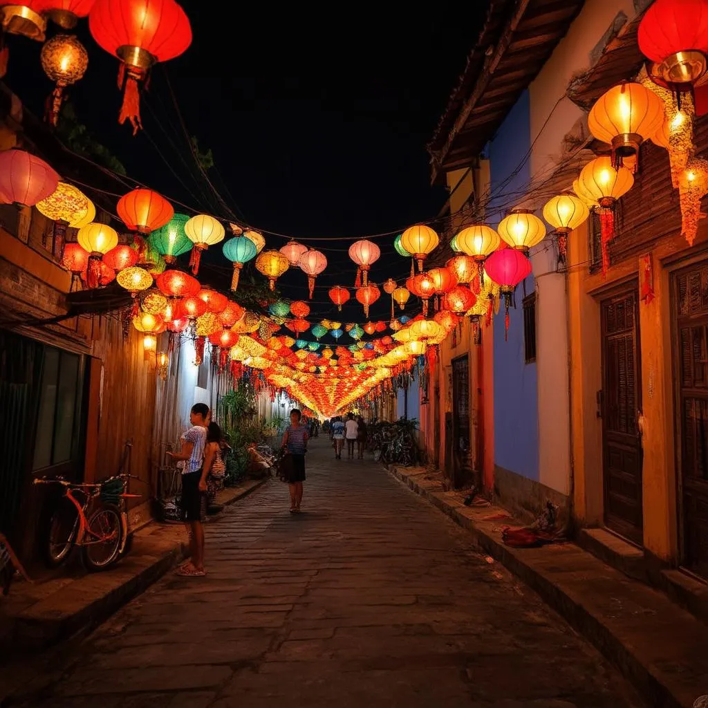 Hoi An Lanterns at Night