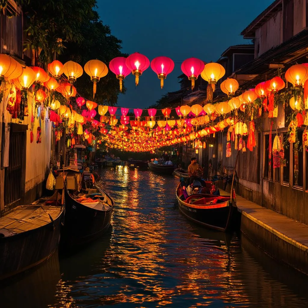 Hoi An Lanterns at Night