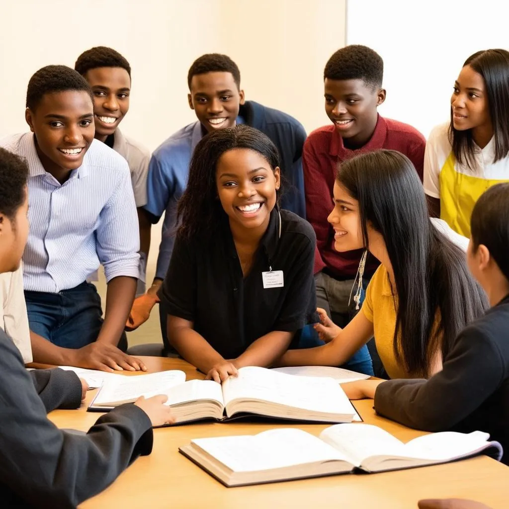 Diverse Group of Students