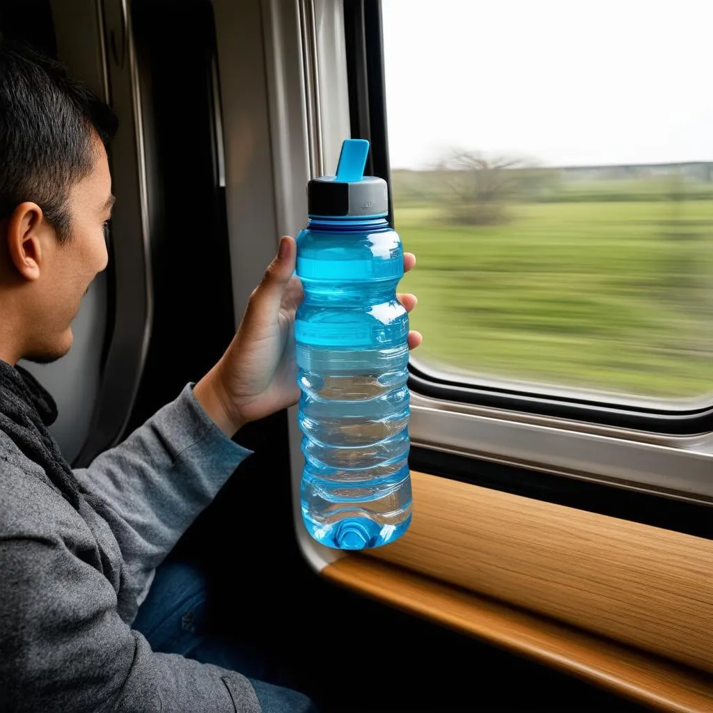 Staying hydrated during travel