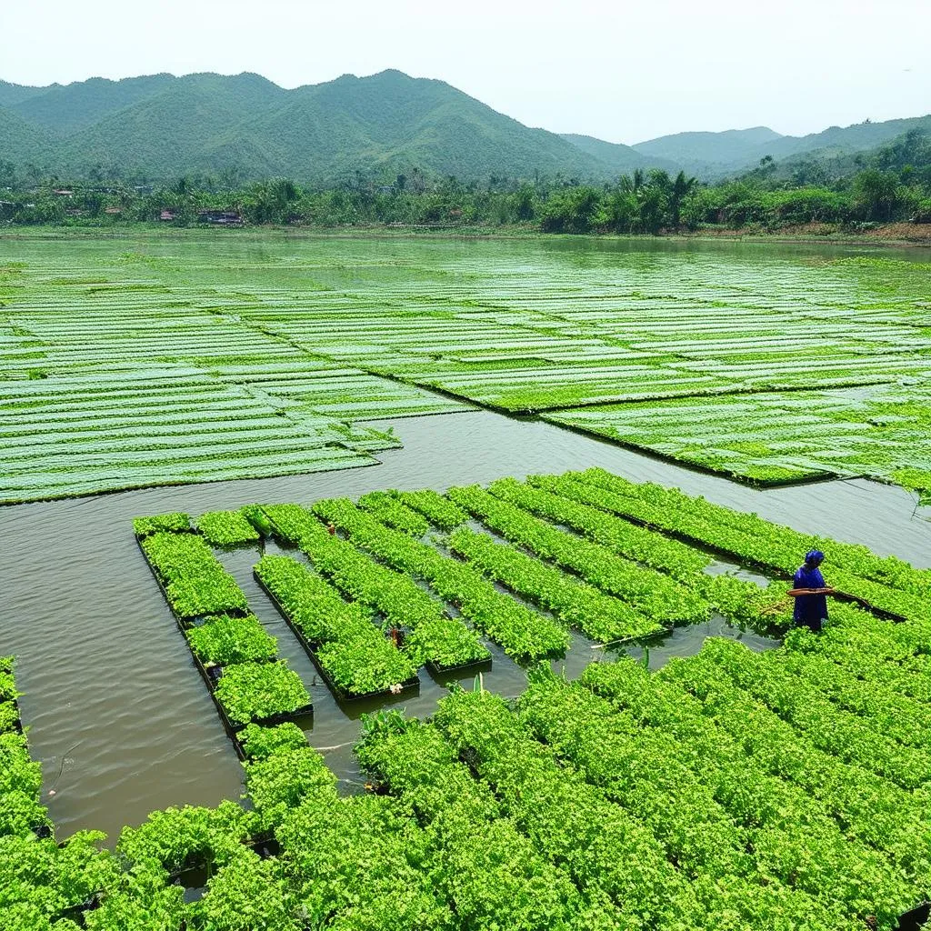 Inle Lake floating gardens