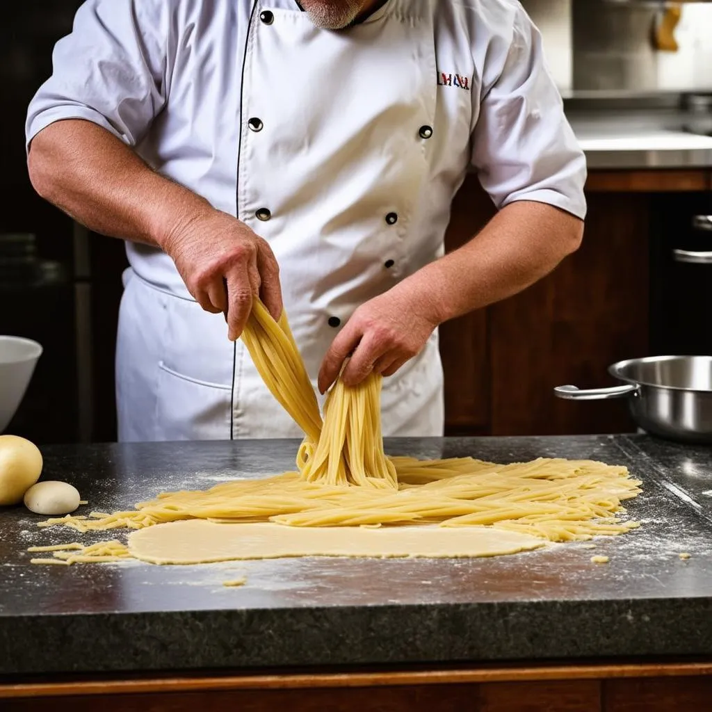 Traditional Pasta Making in Italy