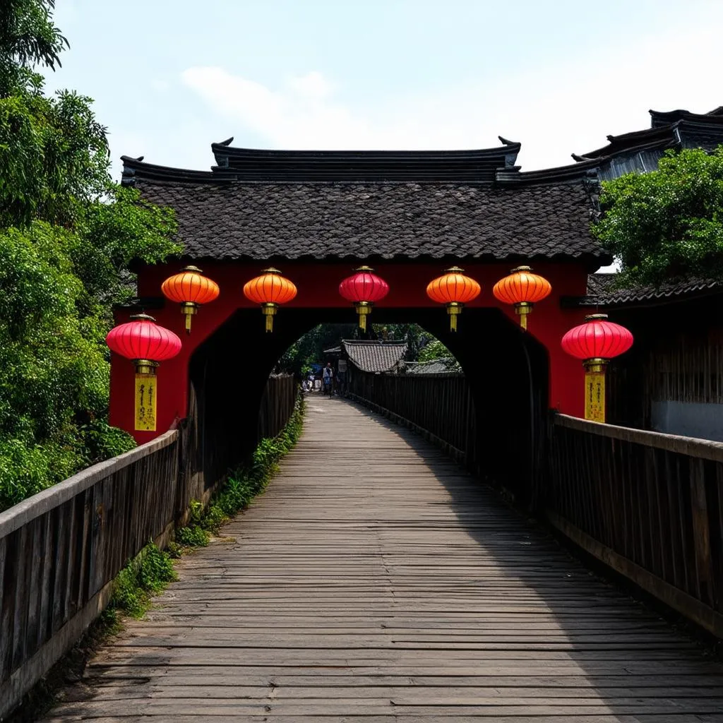 Iconic Japanese Covered Bridge in Hoi An