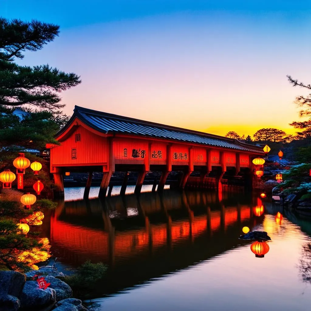 The Japanese Covered Bridge in Hoi An