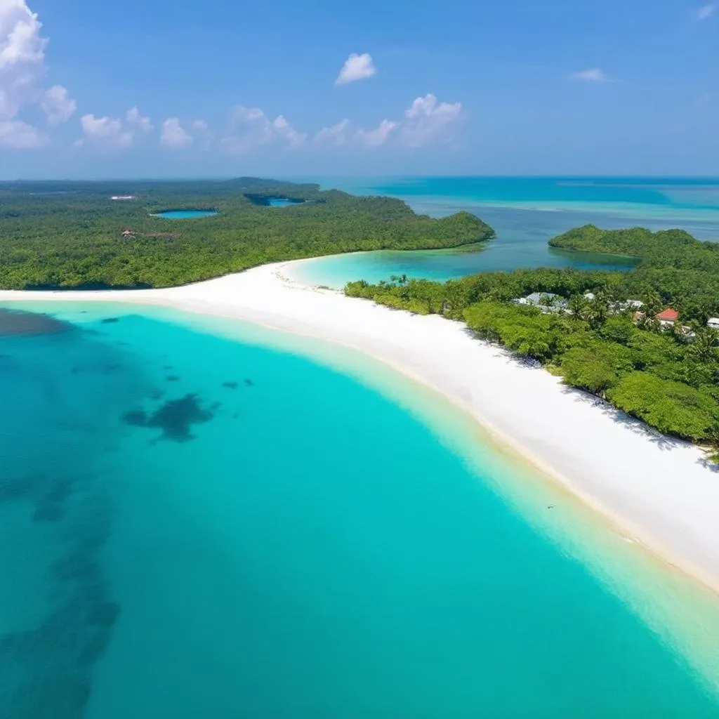 Ky Co Beach aerial view