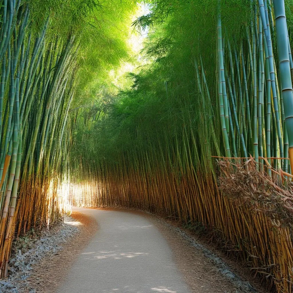 Bamboo forest in Kyoto, Japan