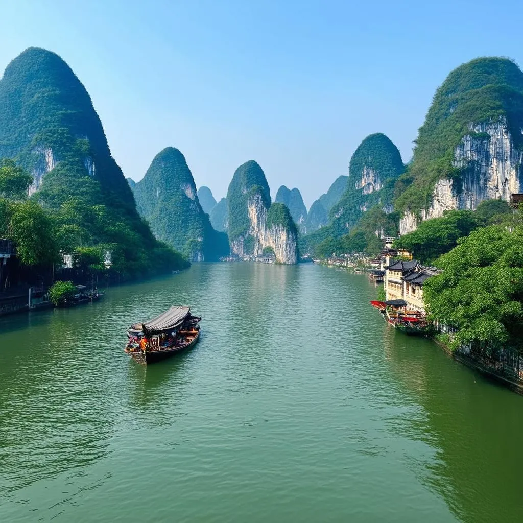 Li River in Guilin, China