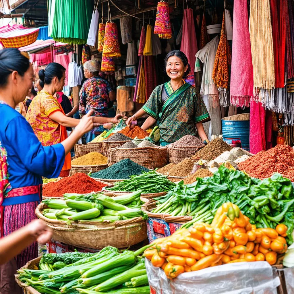 Local Market in Thailand