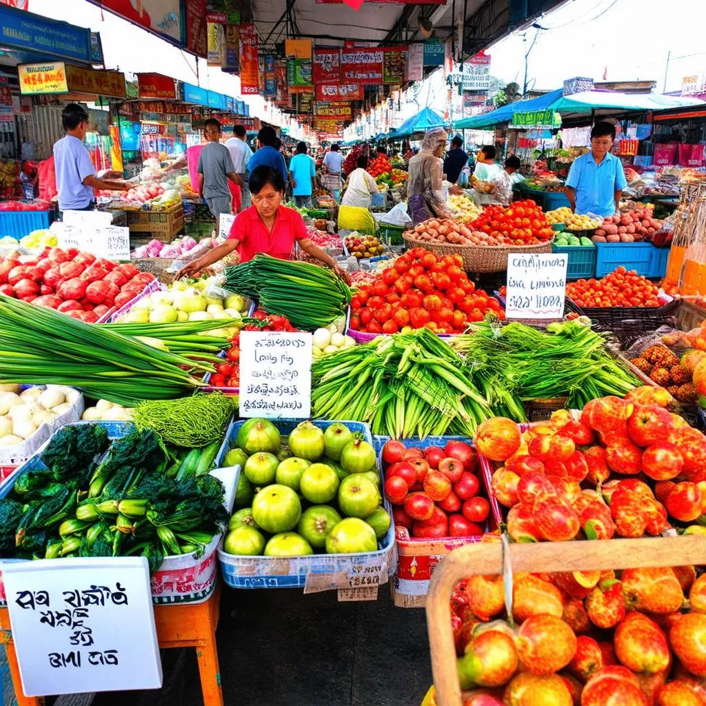 Local Market in Cam Ranh