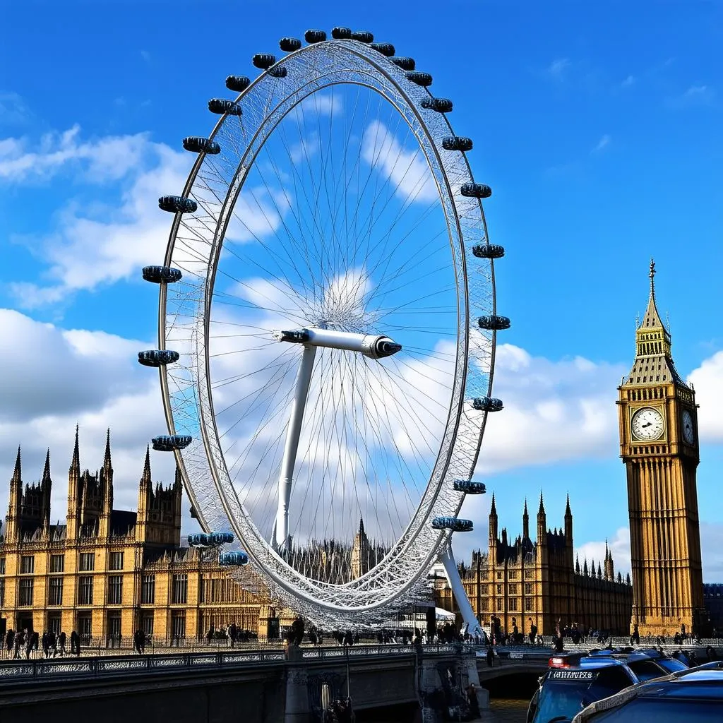 London Eye and Big Ben