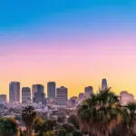 Los Angeles Skyline at Sunset