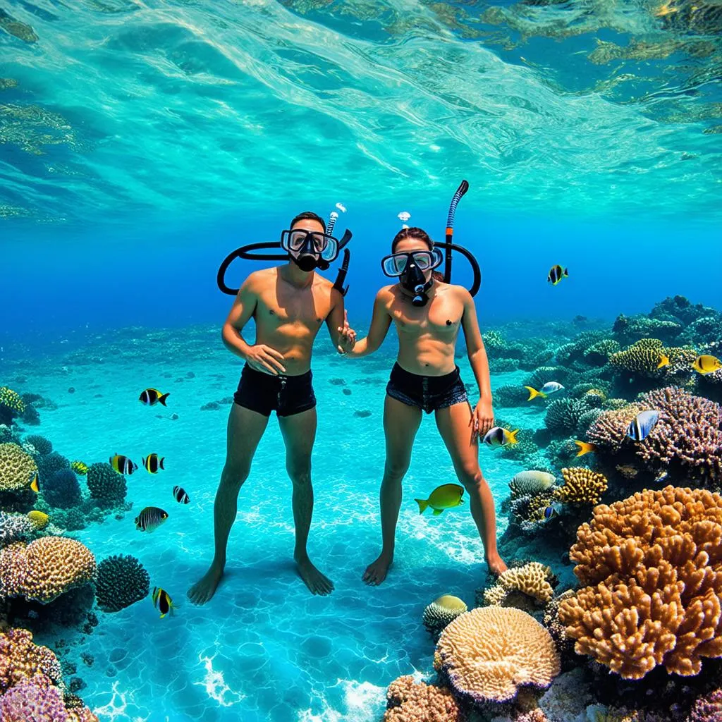 Snorkeling in the Maldives