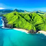 Scenic view of the Maui coastline