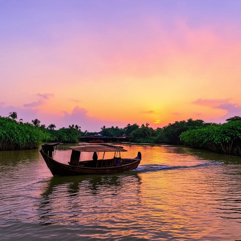 Mekong Delta Sunset