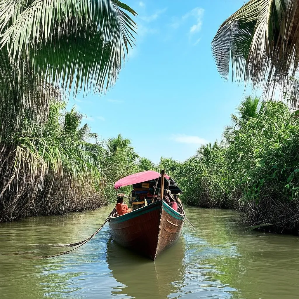 Boat trip in Mekong Delta