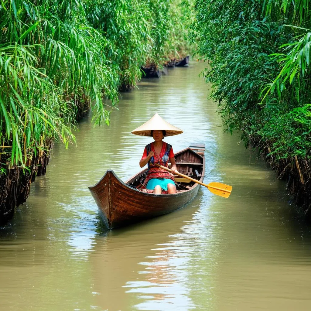 Exploring the Mekong Delta by Boat