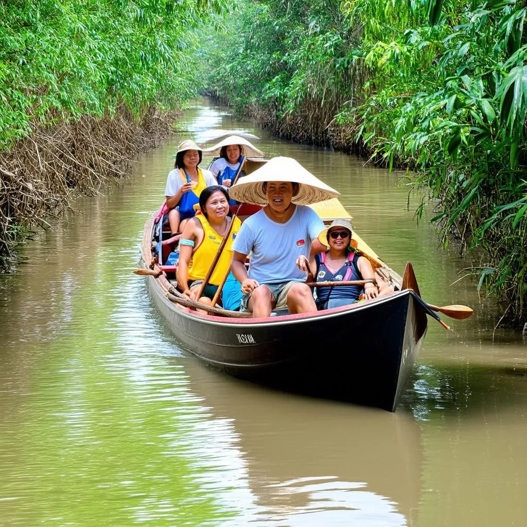 Boat trip in Mekong Delta