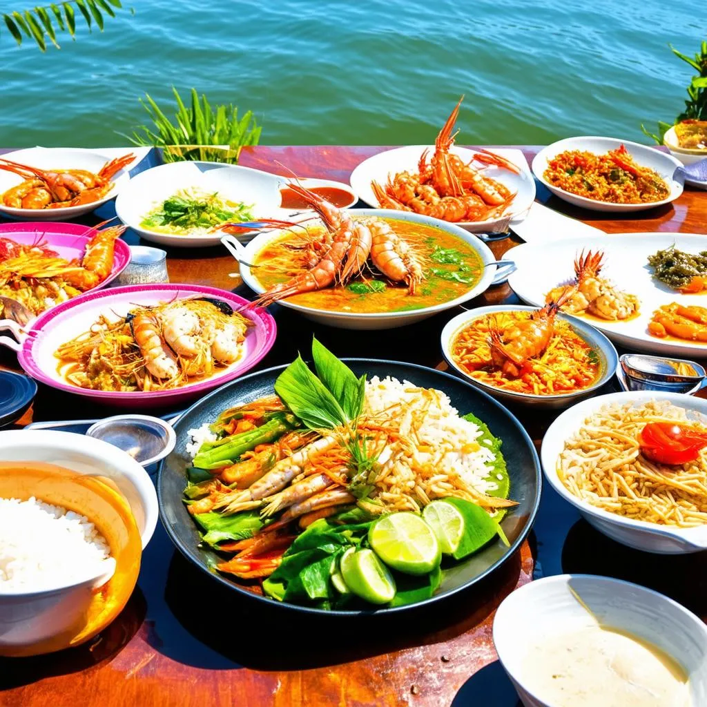 Delicious Mekong River Lunch