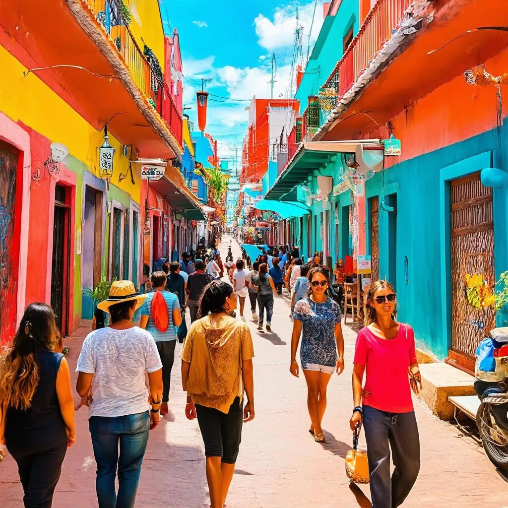 Mexican Street Scene