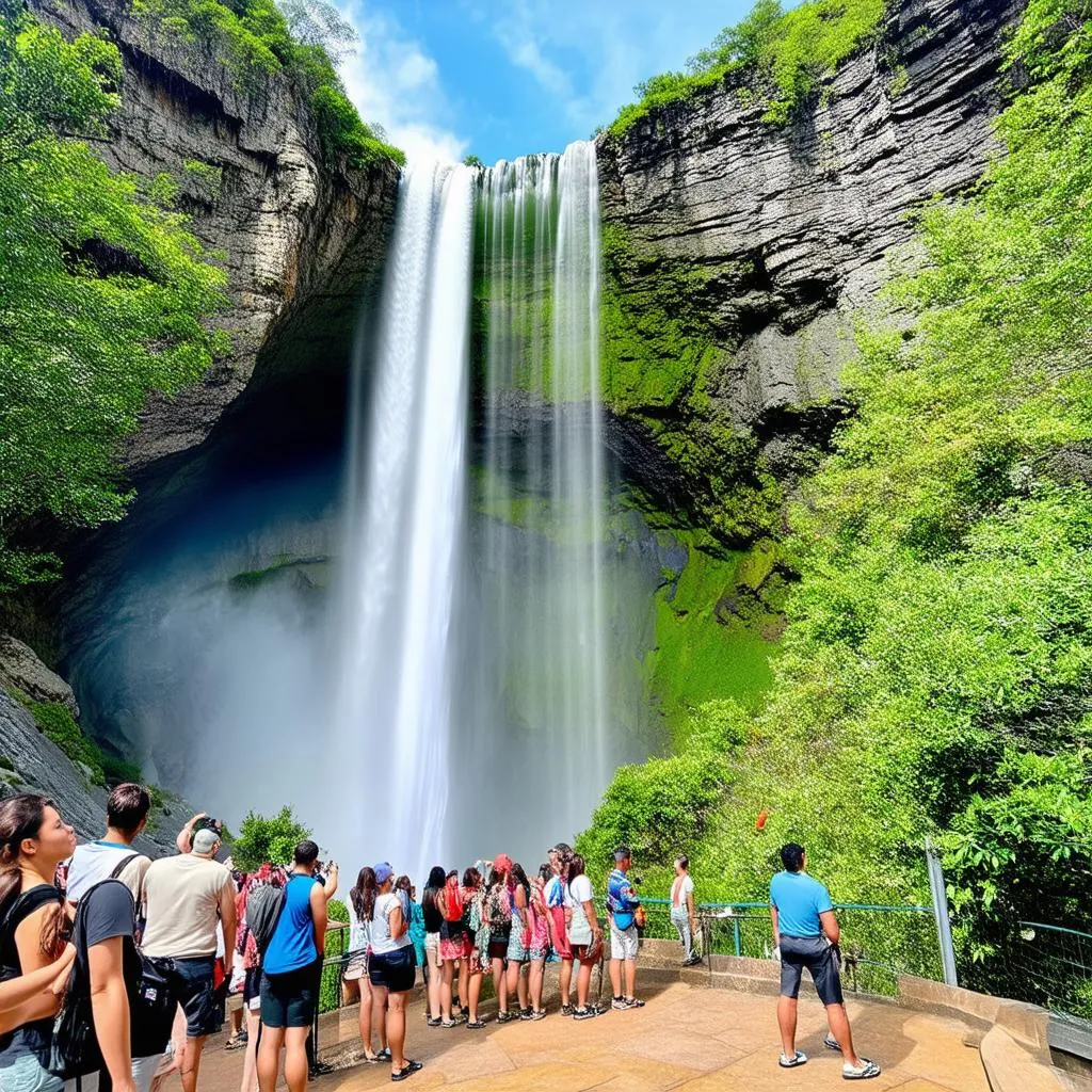 Dai Yem Waterfall Moc Chau