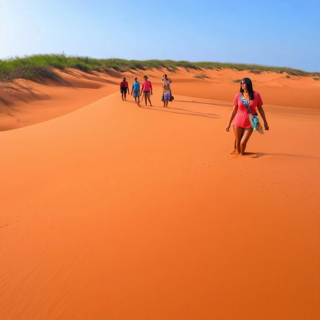 Red Sand Dunes in Mui Ne