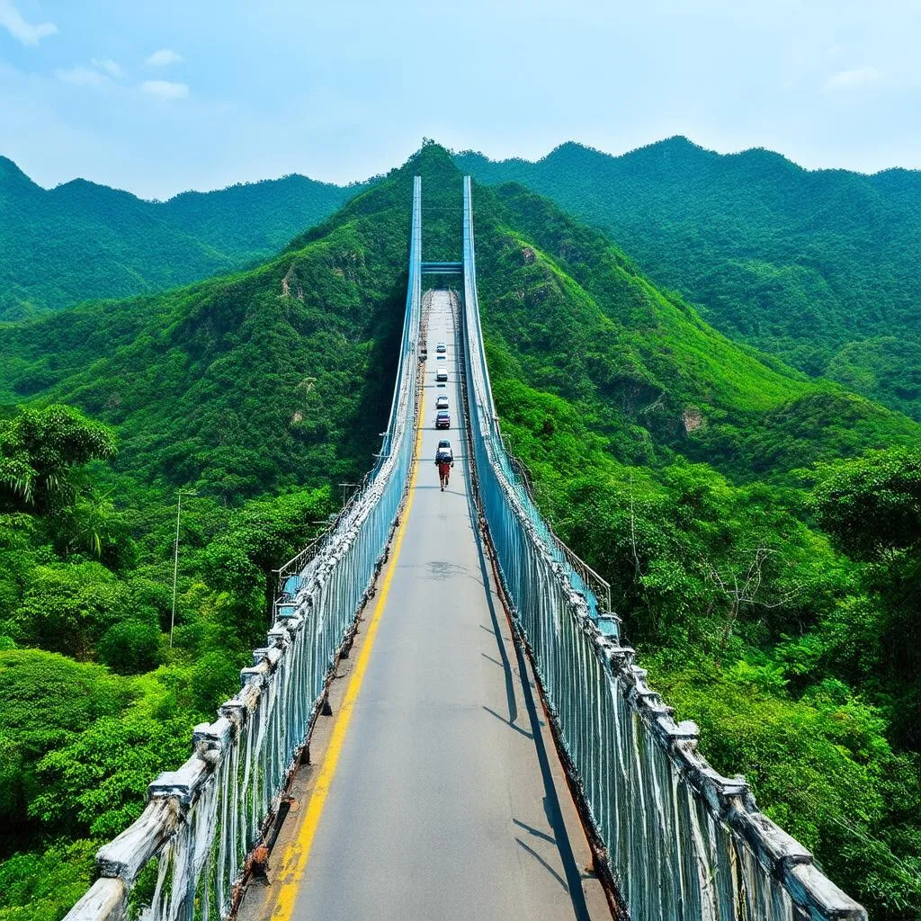 Muong Thanh Bridge in Dien Bien Phu