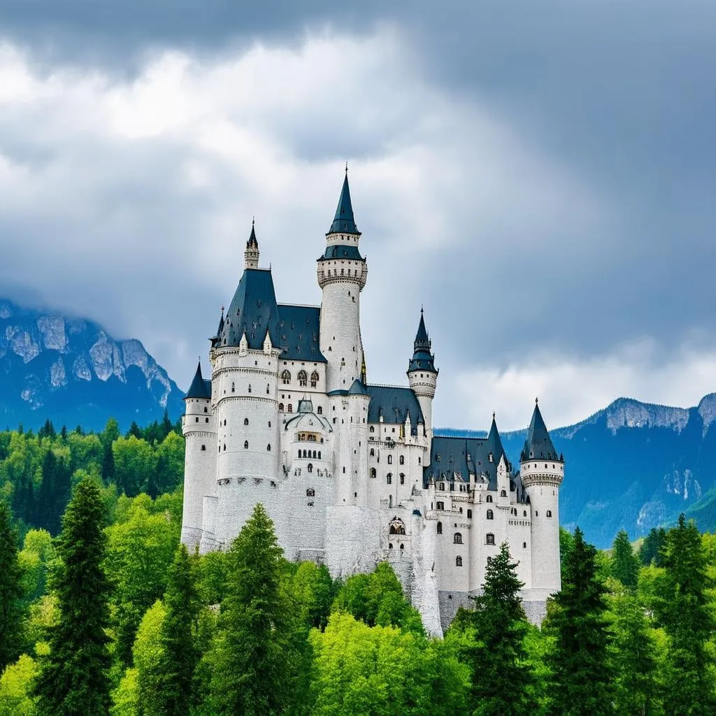 Breathtaking View of Neuschwanstein Castle