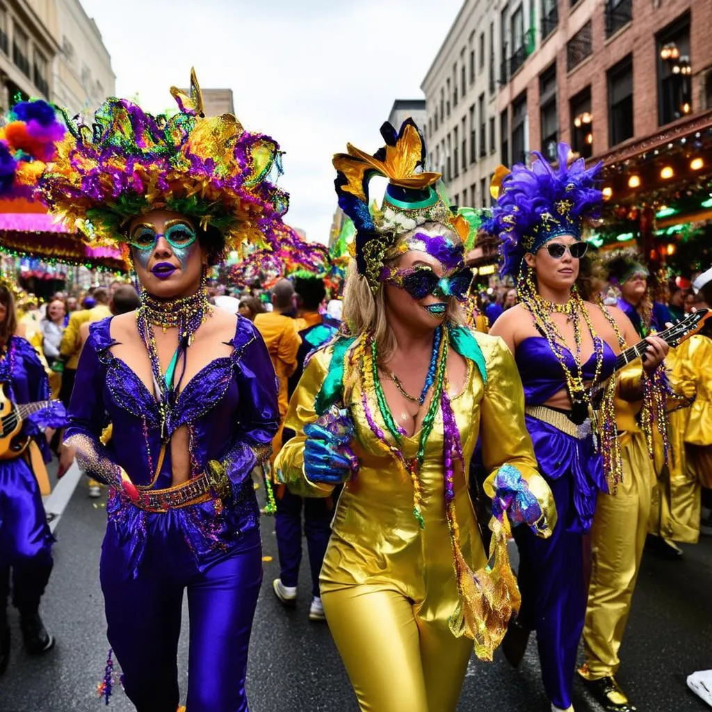 New Orleans Mardi Gras parade