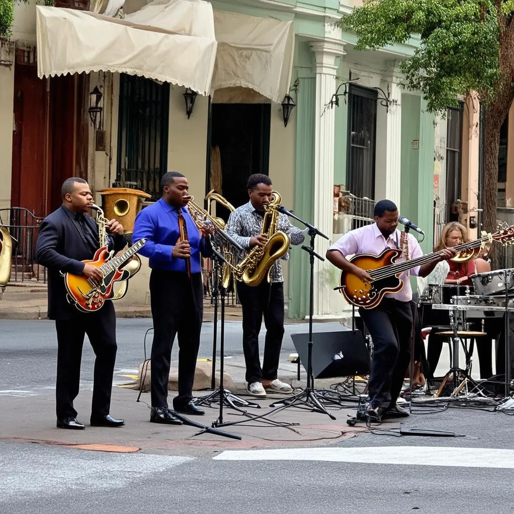 New-Orleans-French-Quarter-jazz-music