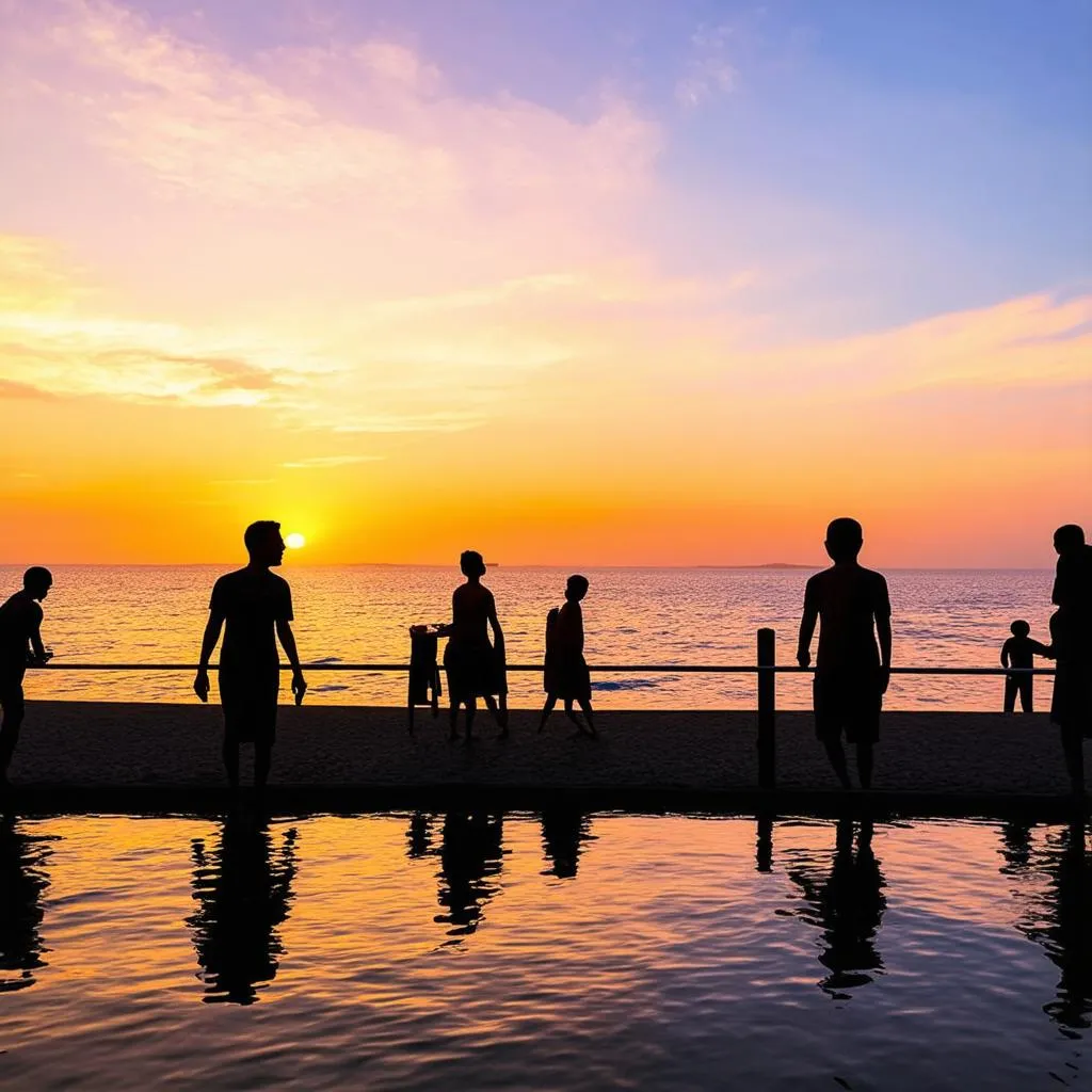 Nha Trang Beach Sunset