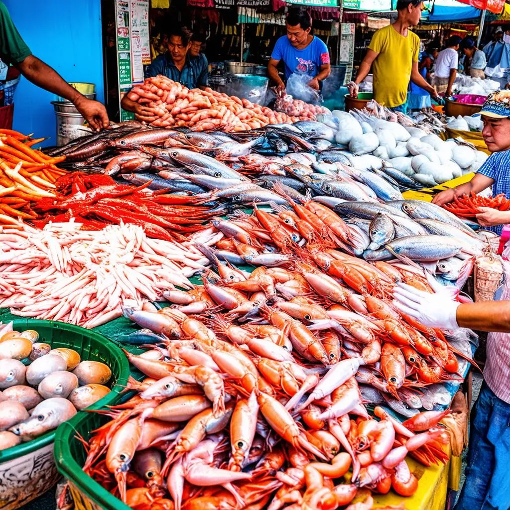 Phan Thiet fish market