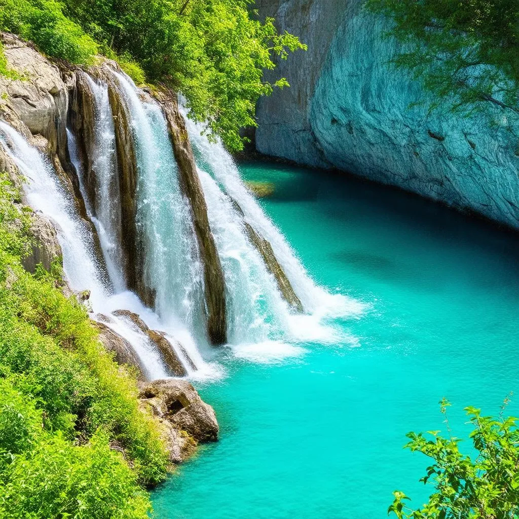 Plitvice Lakes Waterfalls