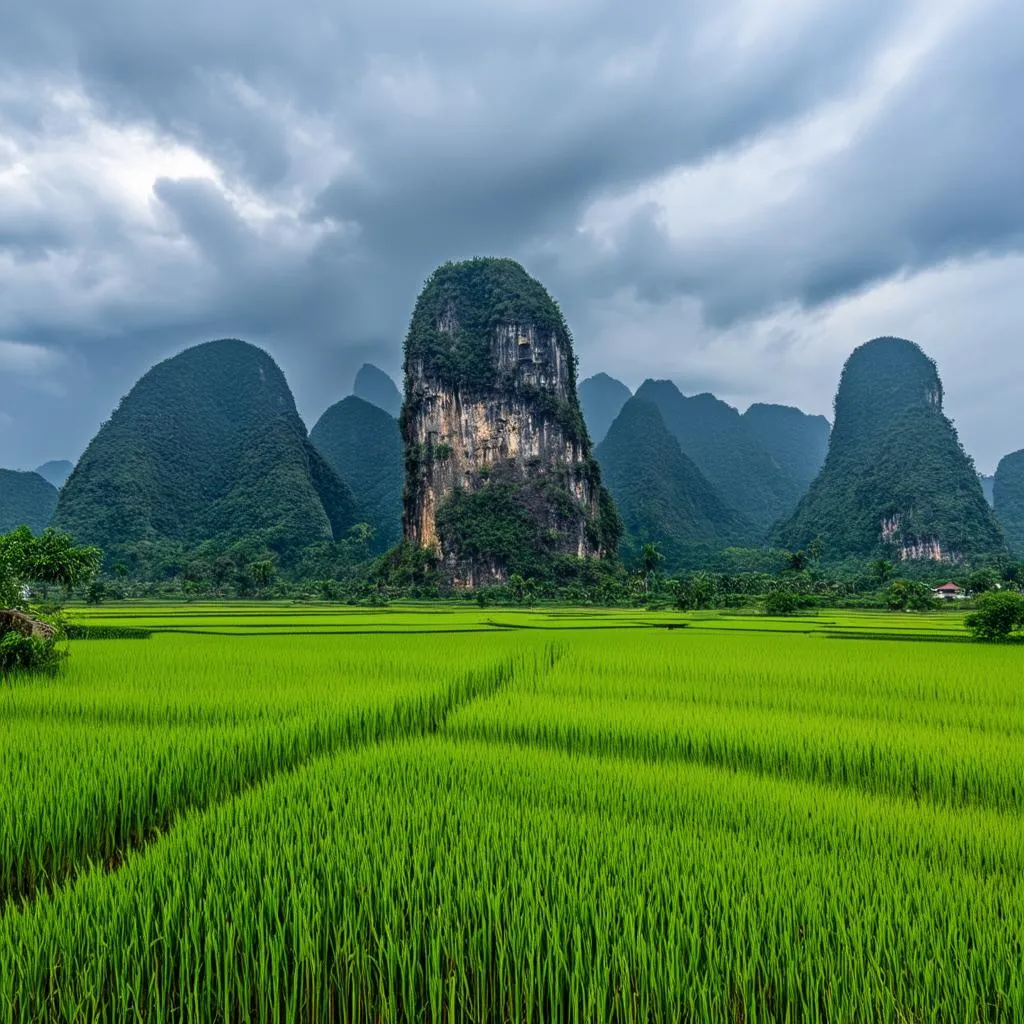 Picturesque view of Quang Binh landscape