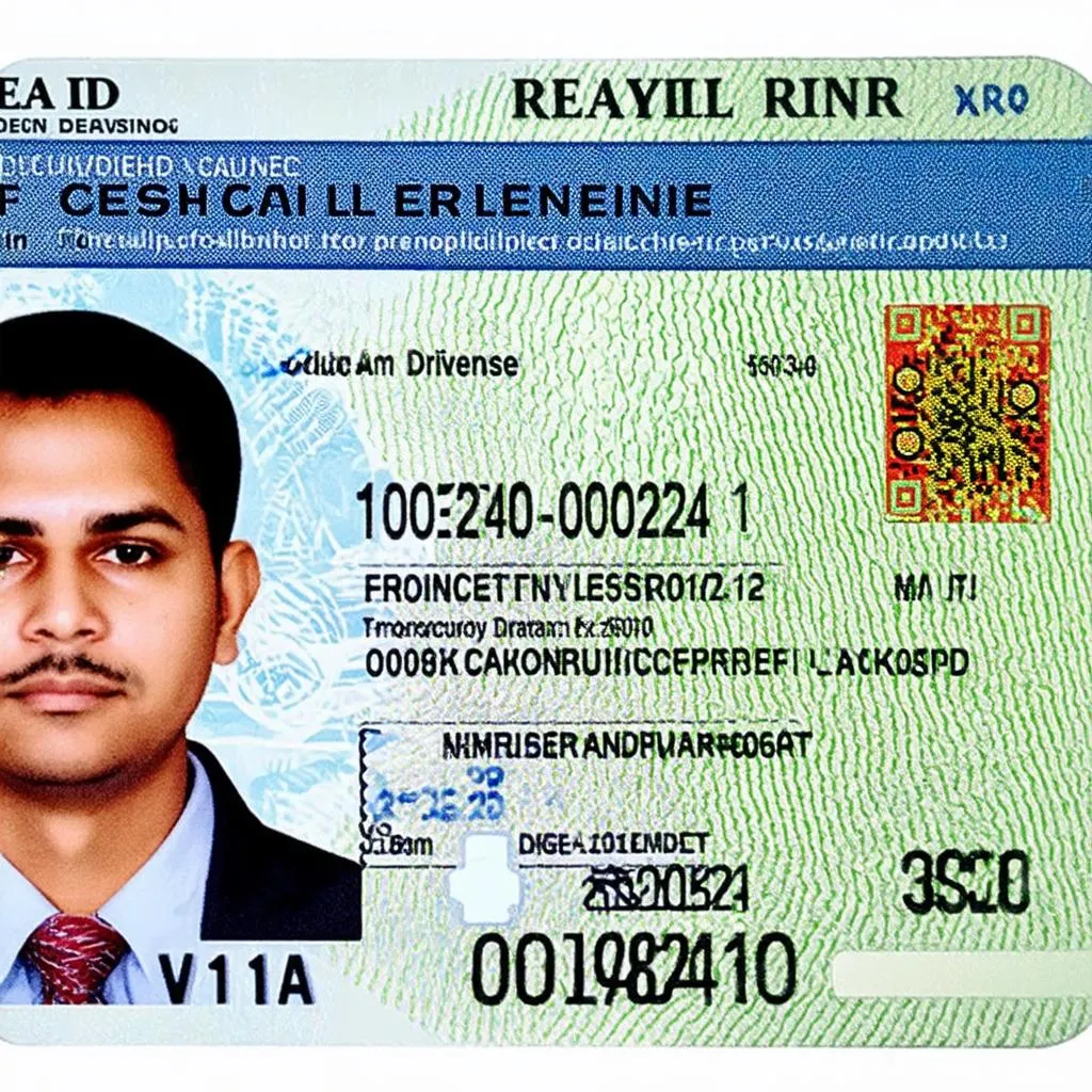 Real ID card