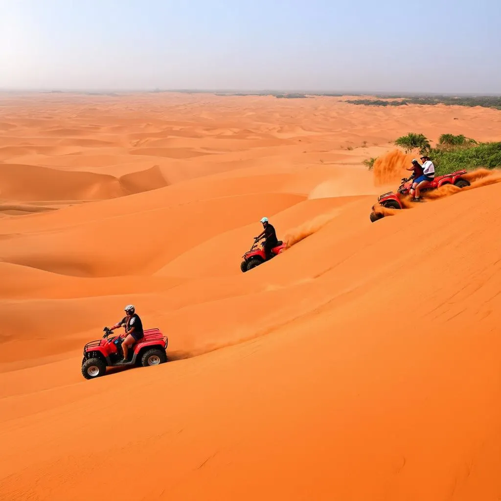 Red Sand Dunes in Mui Ne