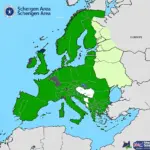 Schengen Area Map