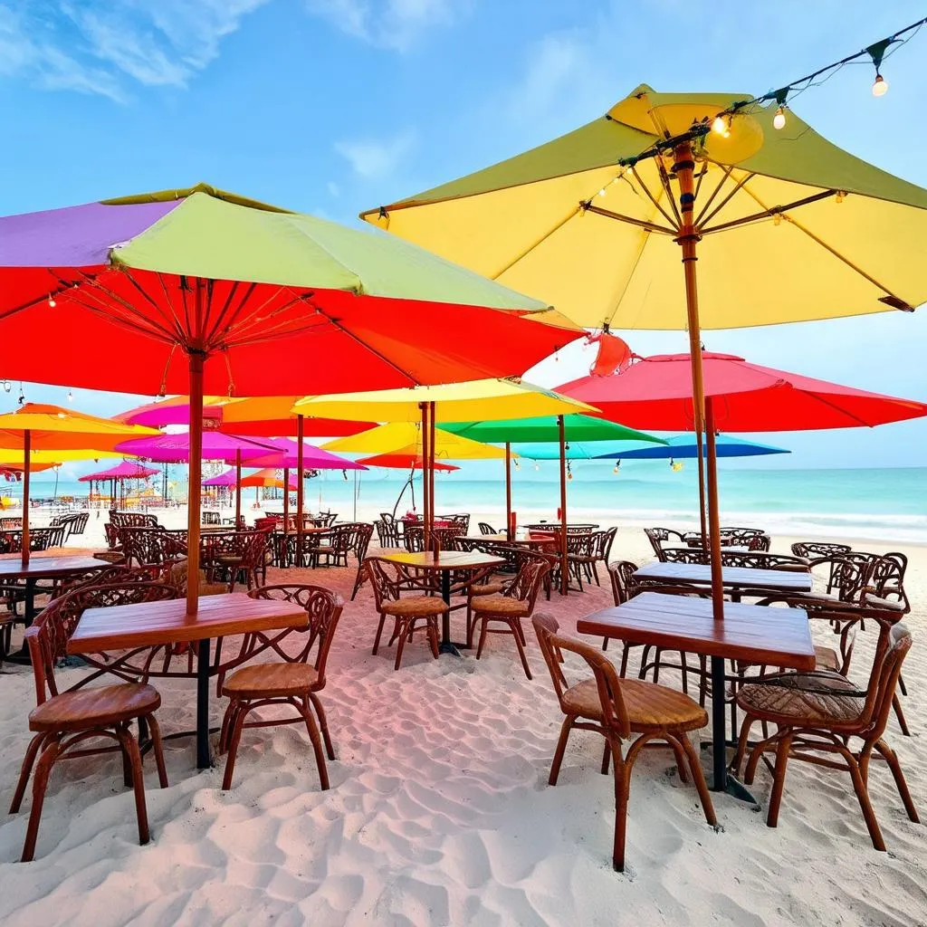 Restaurant on the beach