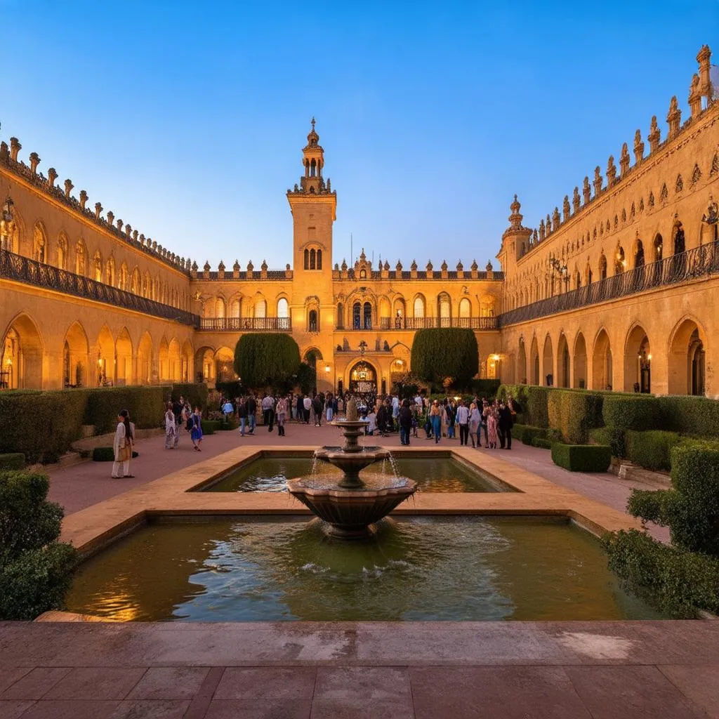 Alcazar of Seville in November