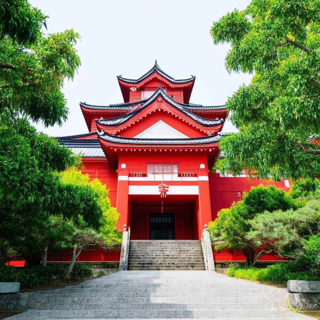 Traditional Okinawa castle