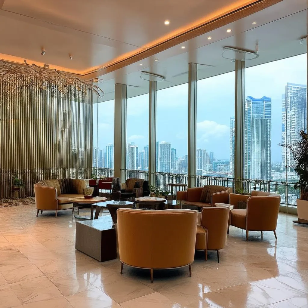 Luxury Hotel Lobby in Singapore