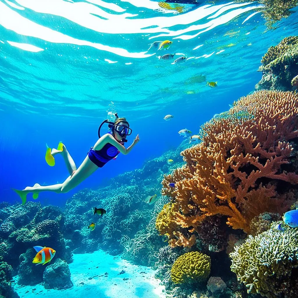 Snorkeling the Belize Barrier Reef