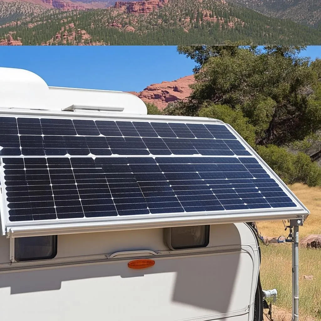 Solar Panel on RV Roof