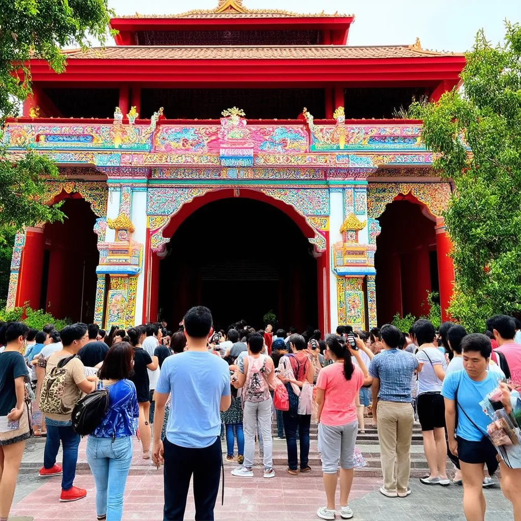 Cultural Charm at Chua Ba Thien Hau Pagoda