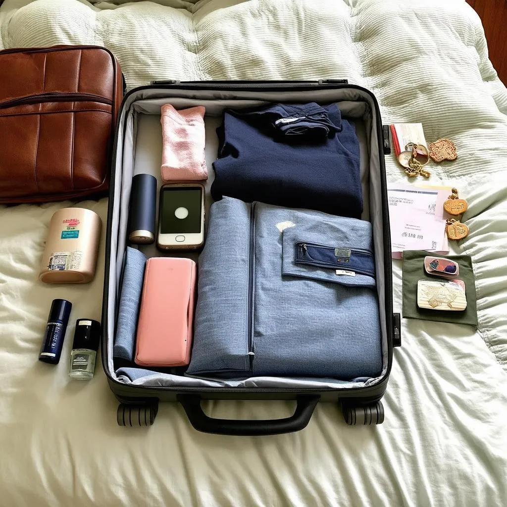 Packing a Suitcase for a Trip