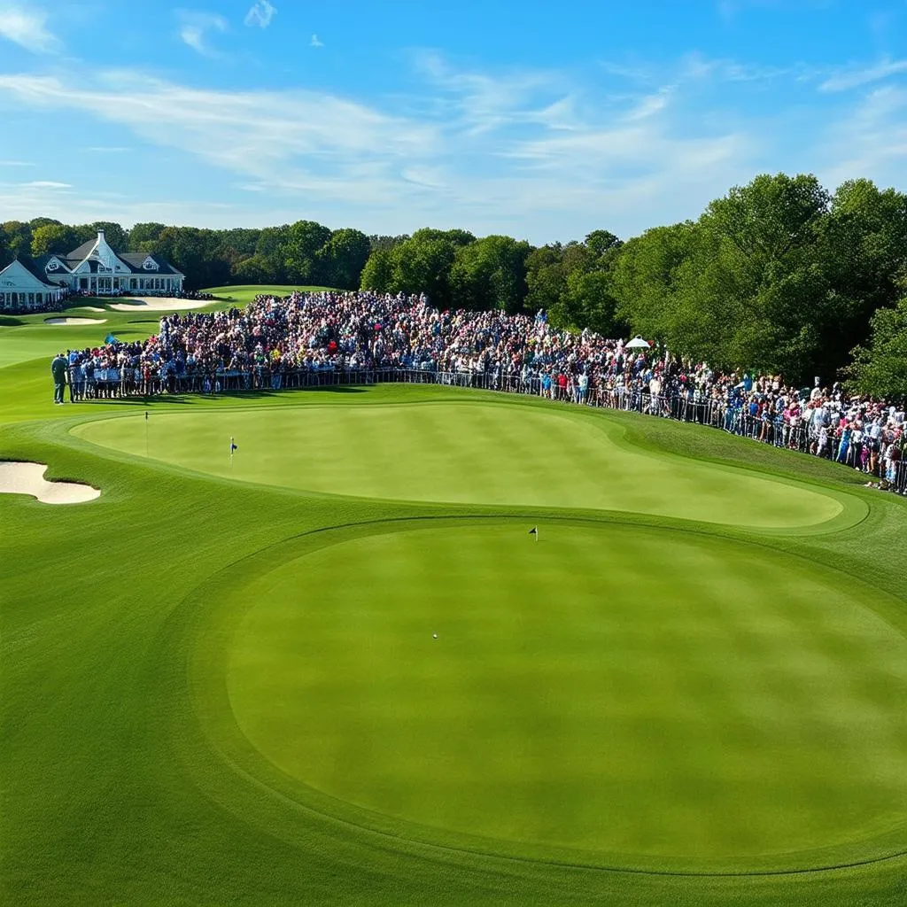 Golf Course Aerial View