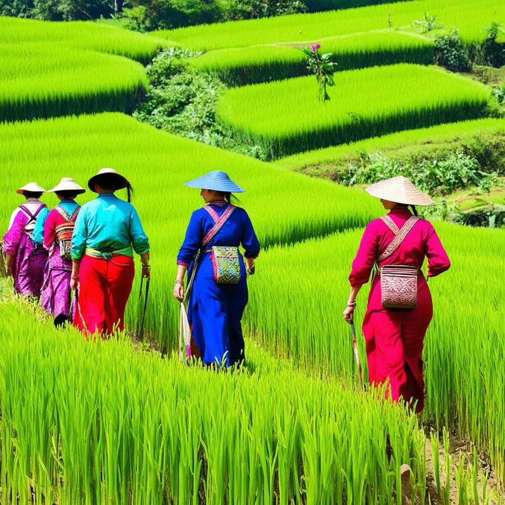 Trekking in Sapa Rice Terraces